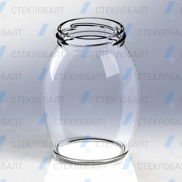 Банка стеклянная Бочонок 480 мл ТО-66